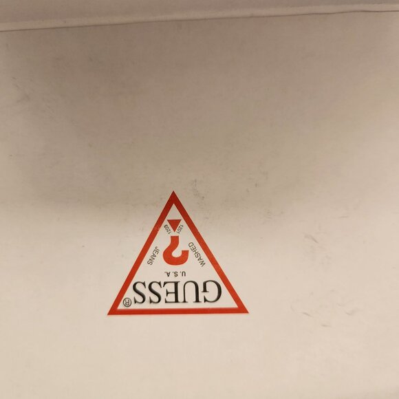 Guess "Quatrro G Logo" Heeled Sandals. Black. NIB. Size 9 - Picture 8 of 9